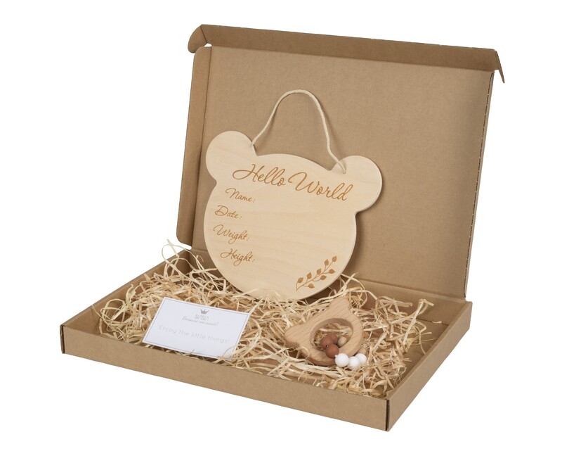 BAMBAM - Eco Friendly Giftbox Hello World - Kraamcadeau