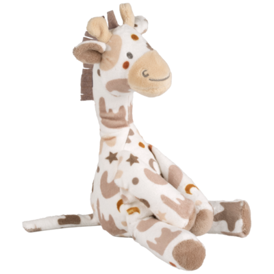 Giraf Gino no.1 - Knuffel -  23 cm - Bruin - Baby knuffel