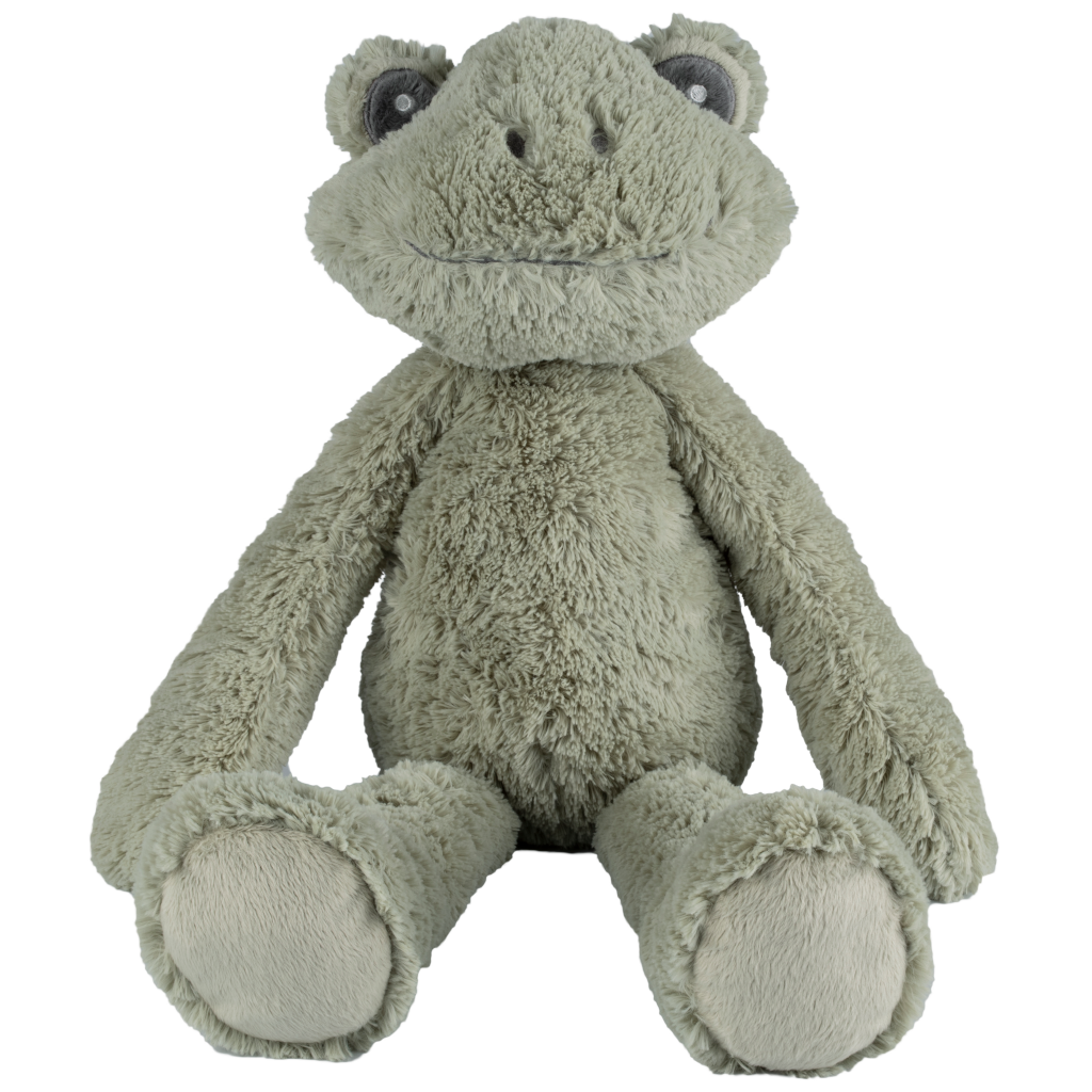 Frog Flex no.3 – Knuffel – 48 cm – Groen – Baby knuffel