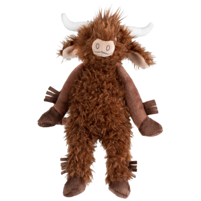 Cow Cody no.1 - Knuffel - 30 cm - Bruin - Baby Knuffel