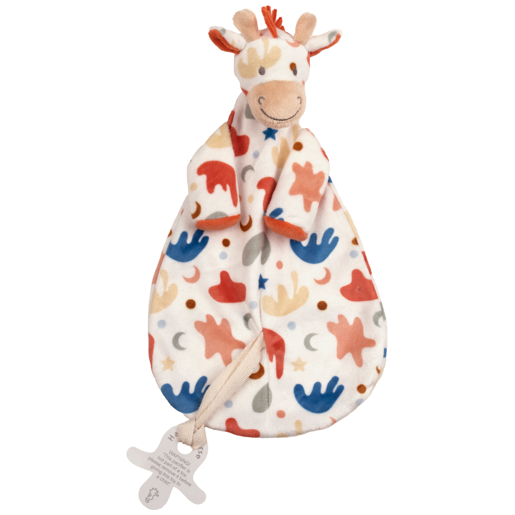 Giraffe Gilles Tuttle – Knuffeldoekje – 24 cm – Multi colour – Baby cadeau
