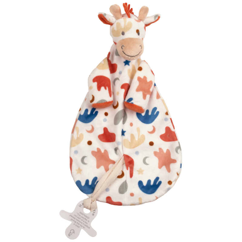 Giraffe Gilles Tuttle – Knuffeldoekje – 24 cm – Multi colour – Baby cadeau