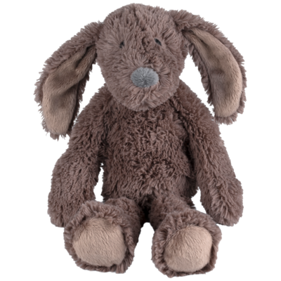 Dog Jax no.3 - Knuffel - 48 cm - Bruin - Baby knuffel