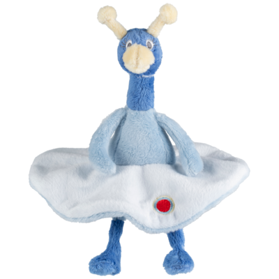 Peacock Polly no.1 - Knuffel - 18 cm - Blauw - Baby knuffel