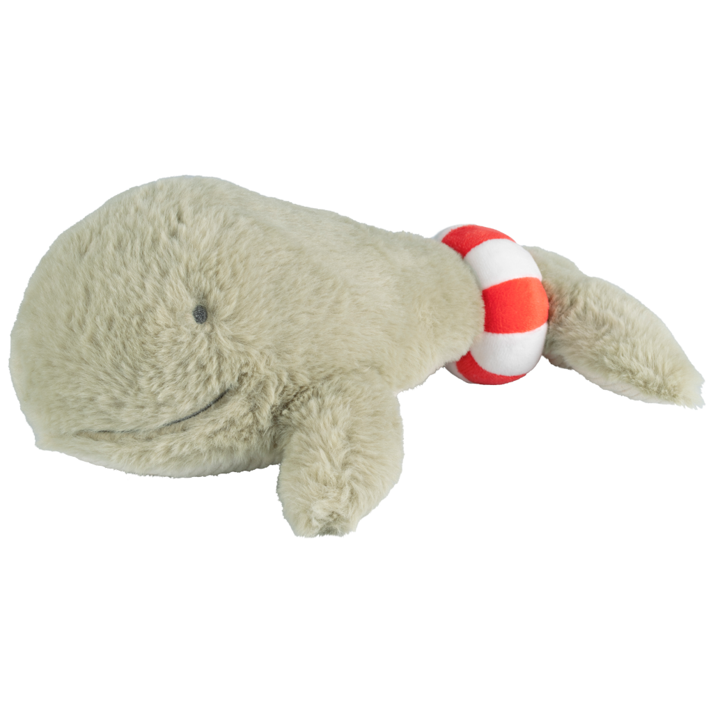 Whale Willow - Knuffel - 28 cm - Groen - Baby knuffel