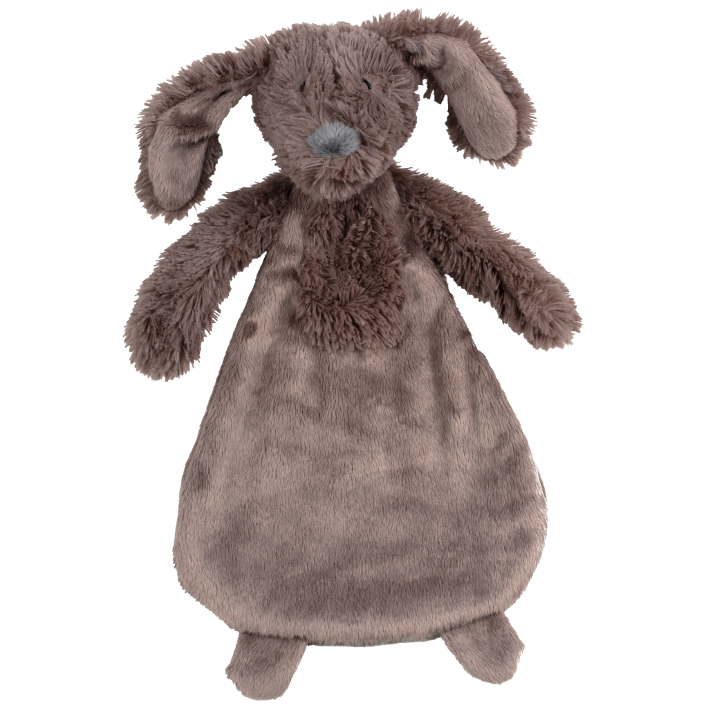 Dog Jax Tuttle - Knuffeldoekje - 25 cm - Bruin - Baby cadeau