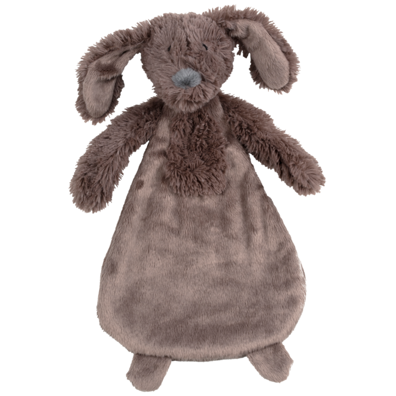 Dog Jax Tuttle - Knuffeldoekje - 25 cm - Bruin - Baby cadeau