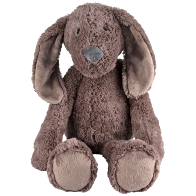 Dog Jax no.1 -  Knuffel - 28 cm - Bruin - Baby knuffel