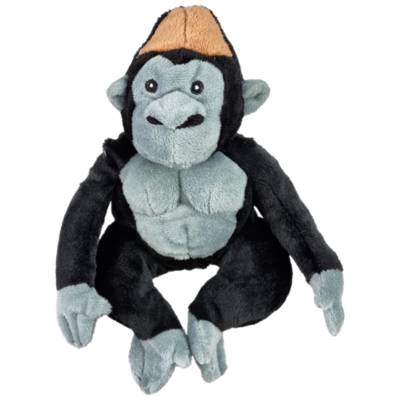 UNITOYS – Gorilla George – 13 cm – Natuurgetrouw - Knuffel