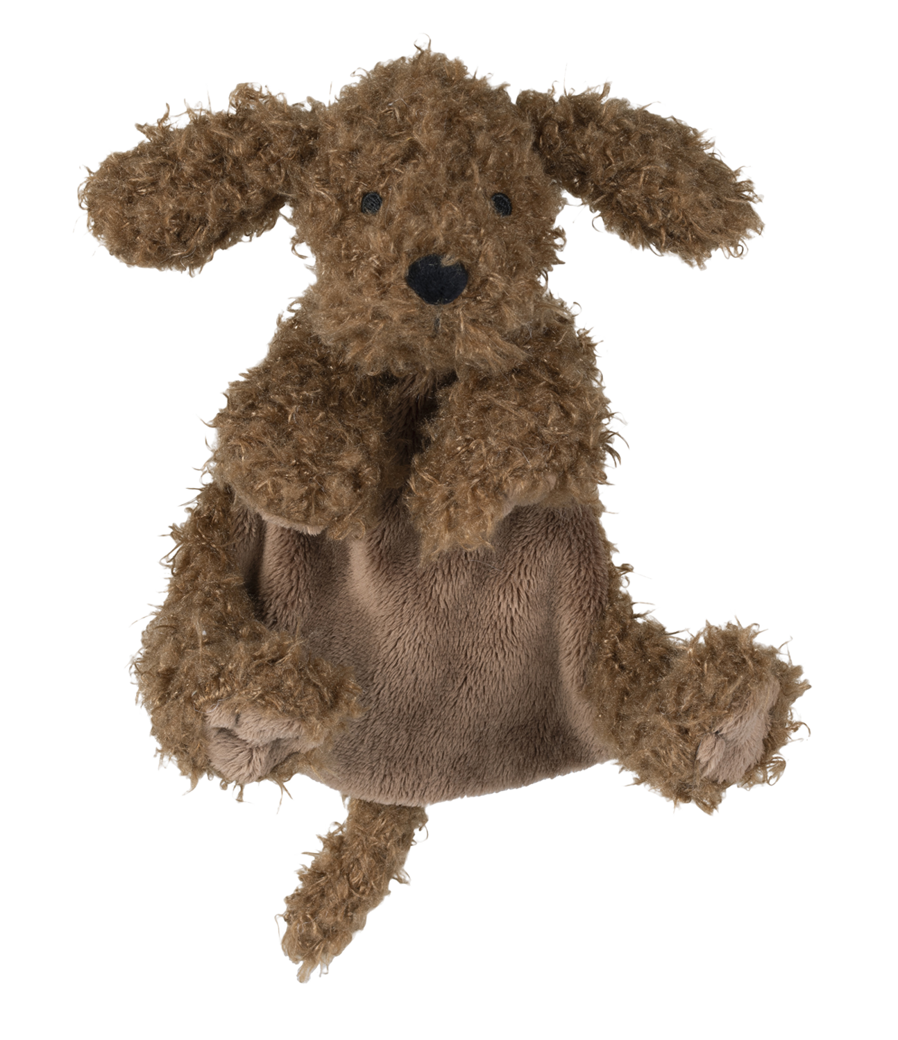 Happy Horse - Labradoodle Larry - Knuffeldoekje - 23 cm - Donkerbruin