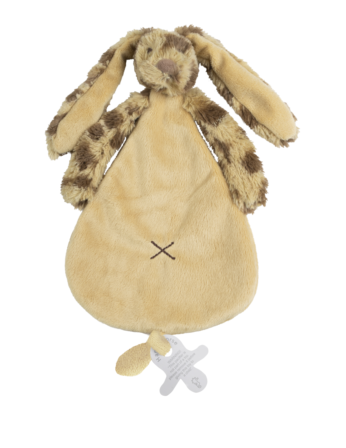 Happy Horse - Jubilee Rabbit Richie - Knuffeldoekje - 25 cm - Beige gevlekt