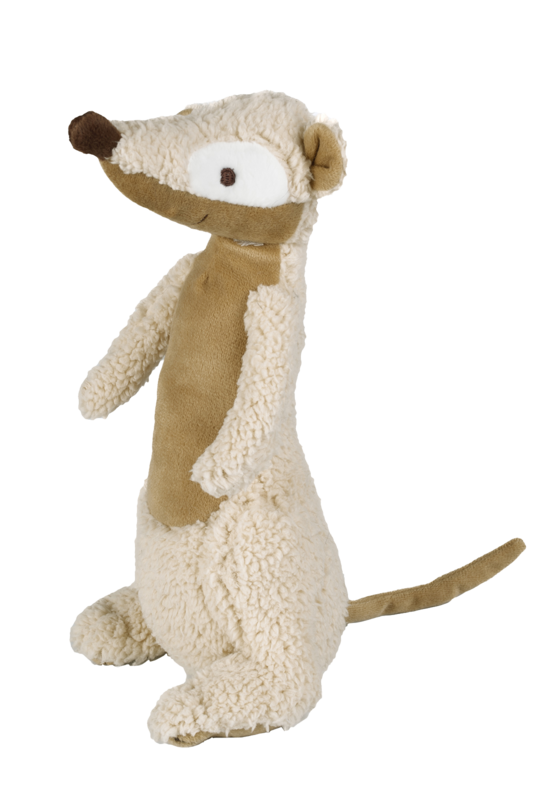 Happy Horse - Stokstaartje Mirre Knuffel 24cm - Beige - Baby Knuffel