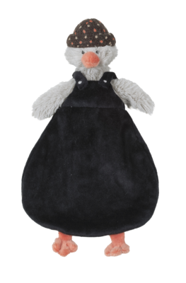 Happy Horse - Pinguïn Polar Knuffeldoekje - Zwart/Grijs - Baby Cadeau