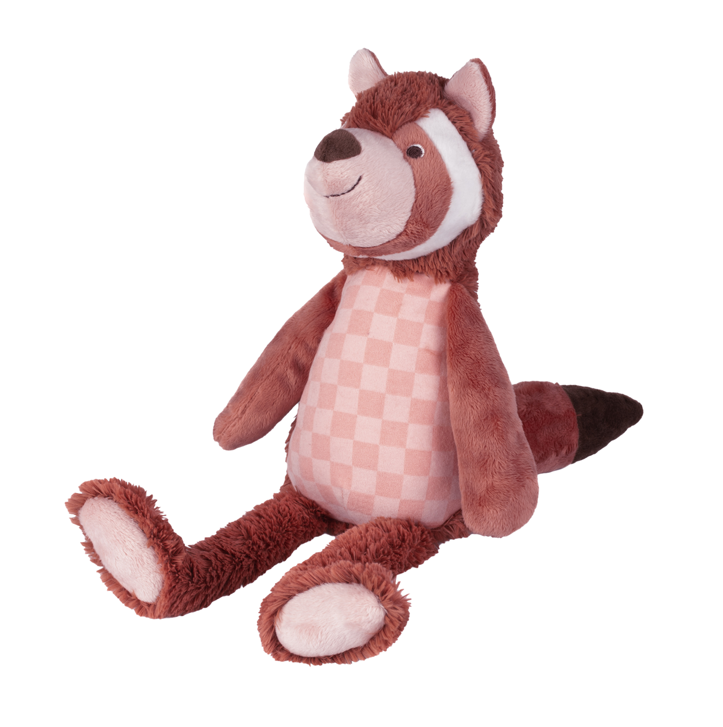 Happy Horse - Rode Panda Pien Knuffel 36cm - Roestbruin/Roze - Baby Knuffel