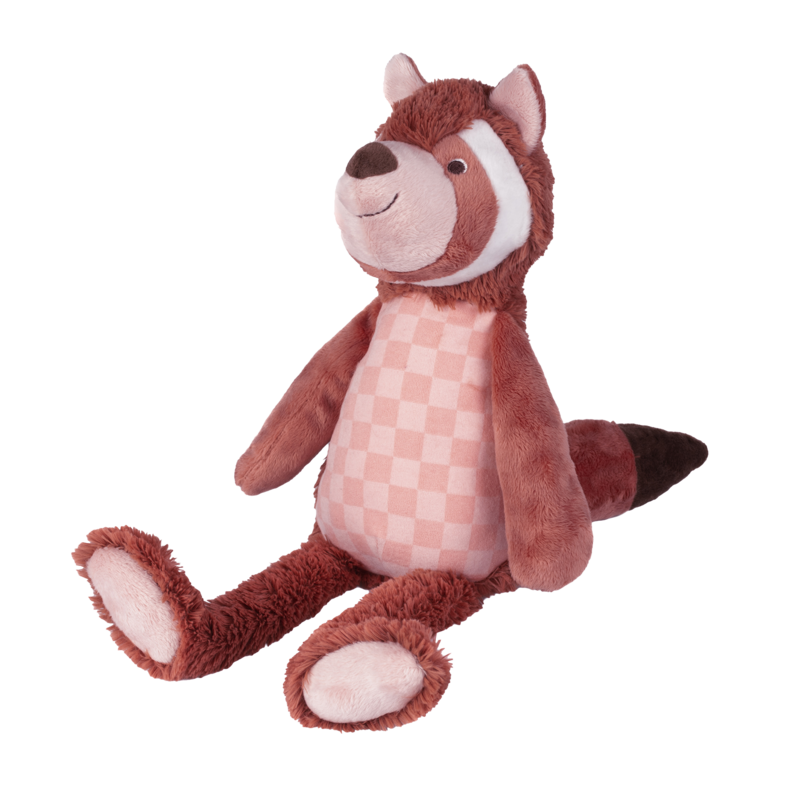 Happy Horse - Rode Panda Pien Knuffel 36cm - Roestbruin/Roze - Baby Knuffel