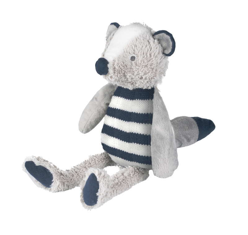 Happy Horse - Stinkdiertje Steve Knuffel 36cm - Grijs - Baby Knuffel