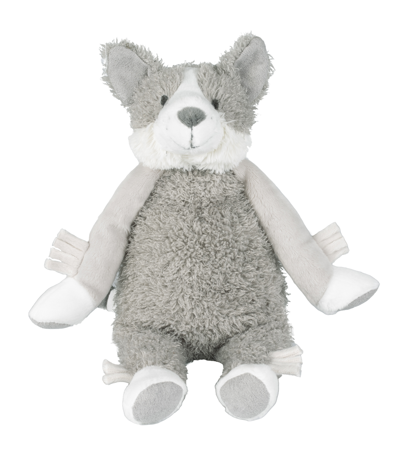 Happy Horse - Husky Hunter Knuffel 30cm - Grijs - Baby Knuffel