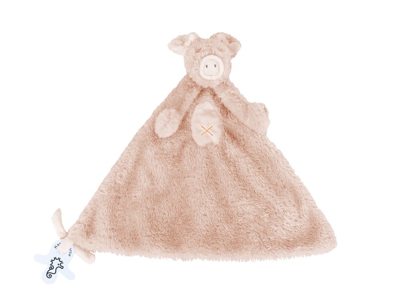 Happy Horse - Pig Pinky Tuttle - Roze - Knuffeldoekje