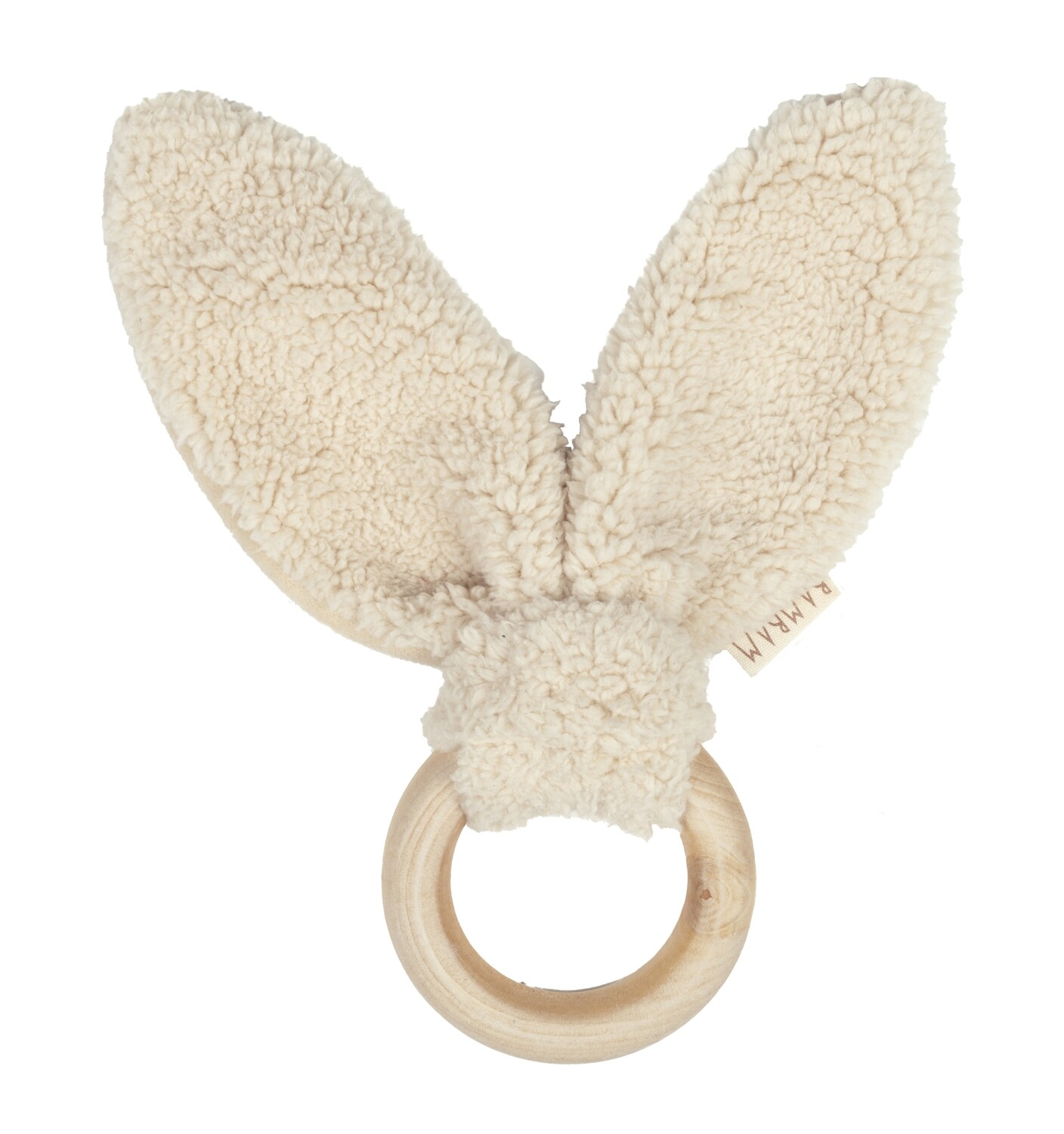 BAMBAM - Eco Friendly Wooden Teething Ring - 23 cm - Beige - FSC