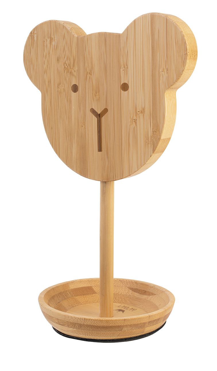 BAMBAM - Bamboo Bear Mirror - 28 cm - Naturel