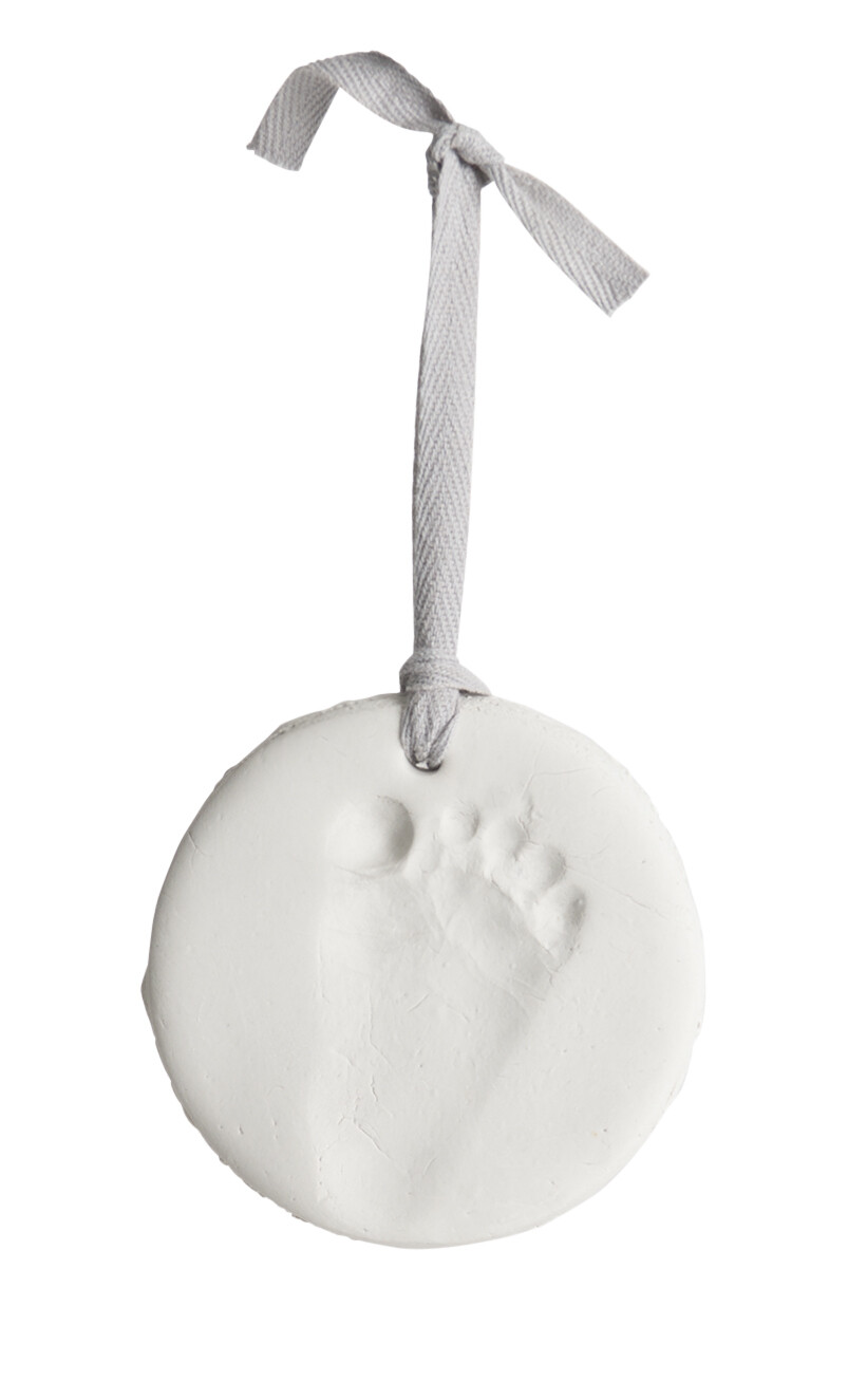 BAMBAM - Clay Hand/Footprint Hanger - 15 cm - Wit