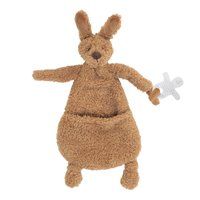 Happy Horse Kangoeroe Kick Knuffeldoek 22 cm - Bruin - Baby cadeau