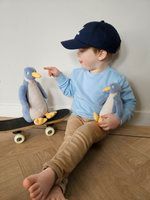 Happy Horse Pinguïn Pedro Knuffel 28 cm - Blauw - Baby knuffel