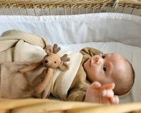 Happy Horse Eland Mellow Knuffeldoek 24 cm - Bruin - Baby cadeau