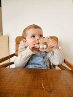 Bijtring van BamBam in de vorm van een konijntje en gemaakt van duurzaam hout