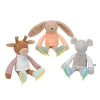 Happy Horse Muis Mats Knuffel 24 cm - Grijs - Baby knuffel