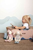 Happy Horse Muis Maddy Knuffel 30 cm - Wit/Grijs - Baby knuffel