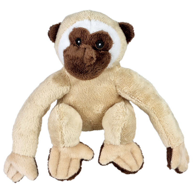 UNITOYS – Gibbon Gideon – 13 cm – Natuurgetrouw - Knuffel