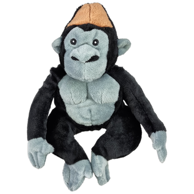 UNITOYS – Gorilla George – 13 cm – Natuurgetrouw - Knuffel