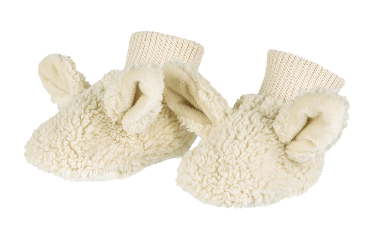 BAMBAM - Recycled Rabbit Slippers - 10 cm - Beige