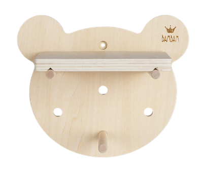 BAMBAM - Eco Friendly Bar Pegboard Small - 15 cm - Naturel