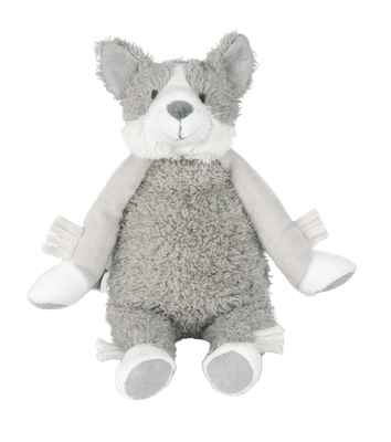 Happy Horse - Husky Hunter Knuffel 30cm - Grijs - Baby Knuffel