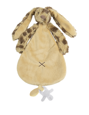 Happy Horse - Jubilee Rabbit Richie - Knuffeldoekje - 25 cm - Beige gevlekt