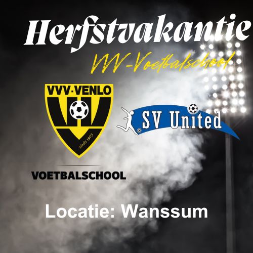 Herfstvakantie kamp SV United Wanssum (15-10 t/m 17-10 2025)