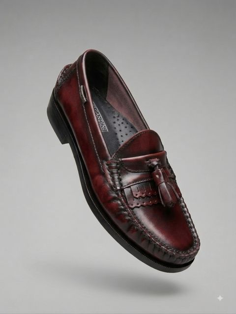 Ferradini Hi Shine - Black and Burgundy Ferradini Hi Shine - Black and Burgundy