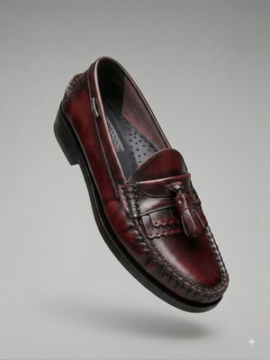 Ferradini Hi Shine - Black and Burgundy Ferradini Hi Shine - Black and Burgundy