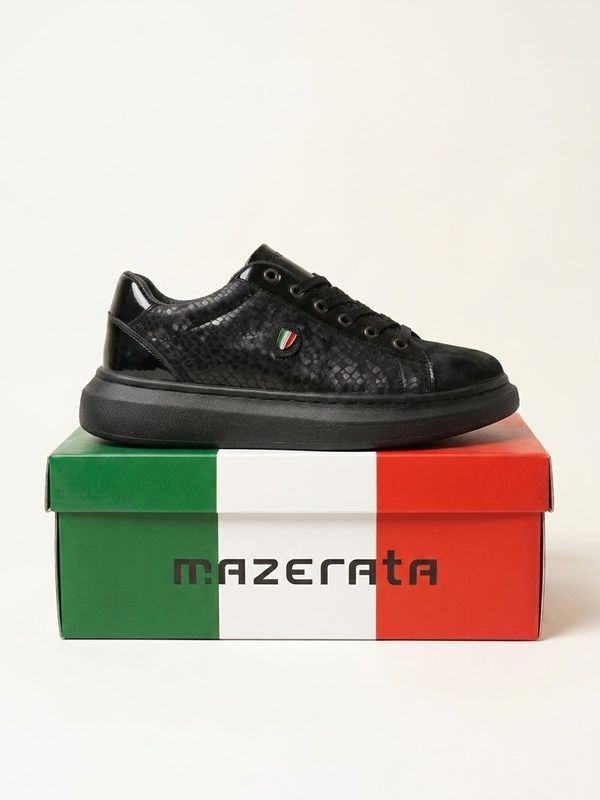 Mazerata Patent Snake - Sneakers