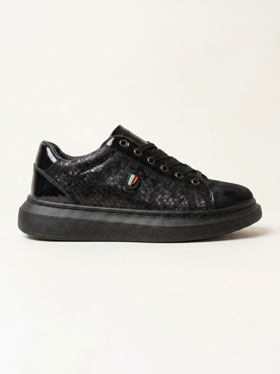 Mazerata Patent Snake - Sneakers
