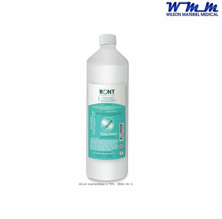 Alcool Isopropylique 70°    1 litre
