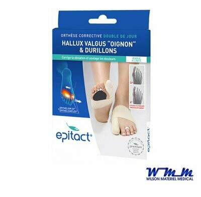 Orthèse double pour hallux valgus et durillons - Epitact