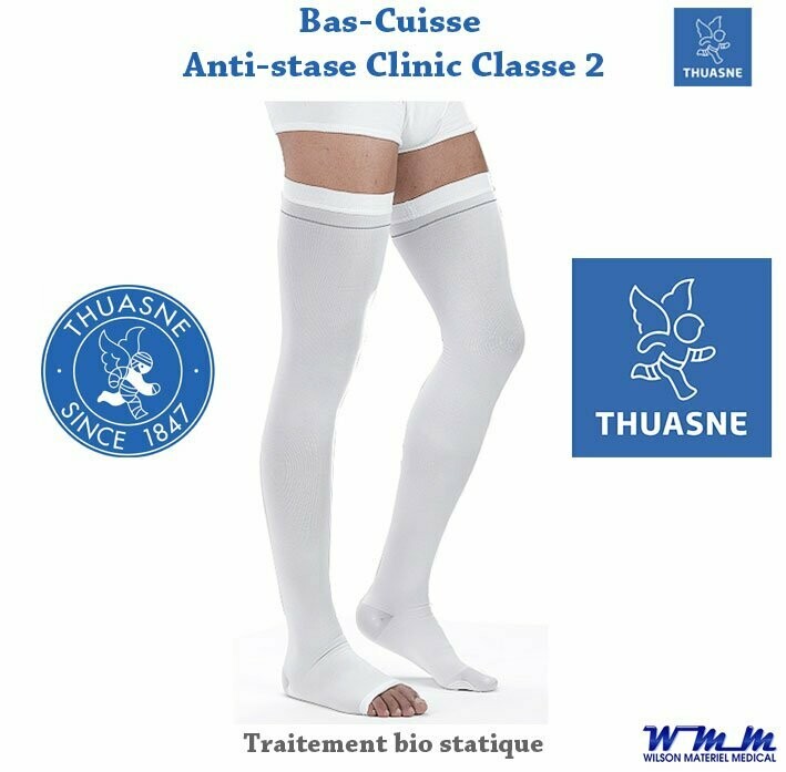 Bas Cuisse Anti-Stase Clinic Classe 2 - Thuasne