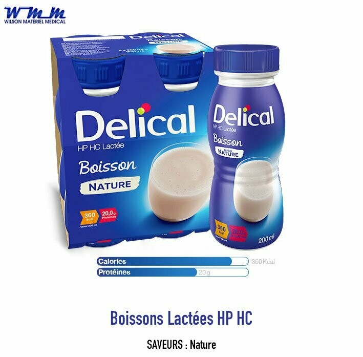 Boissons Lactées HP HC Nature - Delical