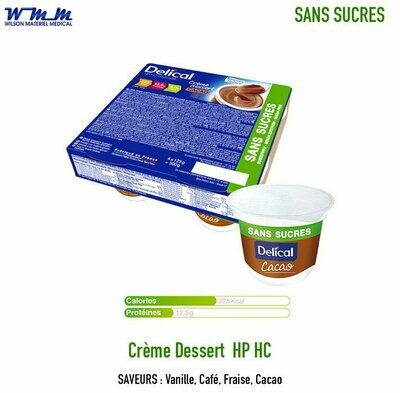 Crème Dessert HP HC - SANS SUCRES - Delical