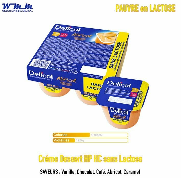 Crème Dessert HP - Pauvre en Lactose - Delical