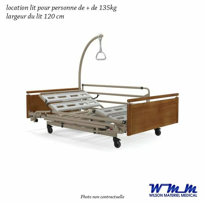 Location de lit médicalisé pour patient de + de 135kg