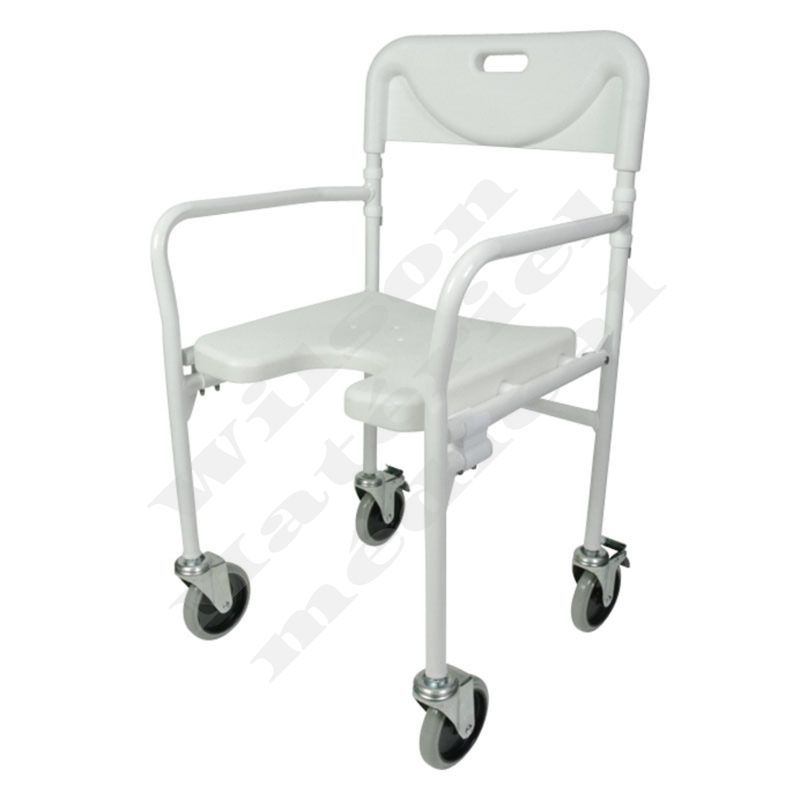 Chaise de douche avec roulettes Tobago